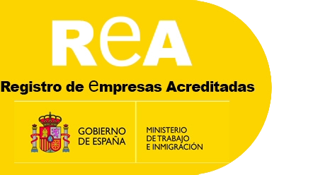 Empresa inscrita en el Registro de Empresas Acreditadas (REA)